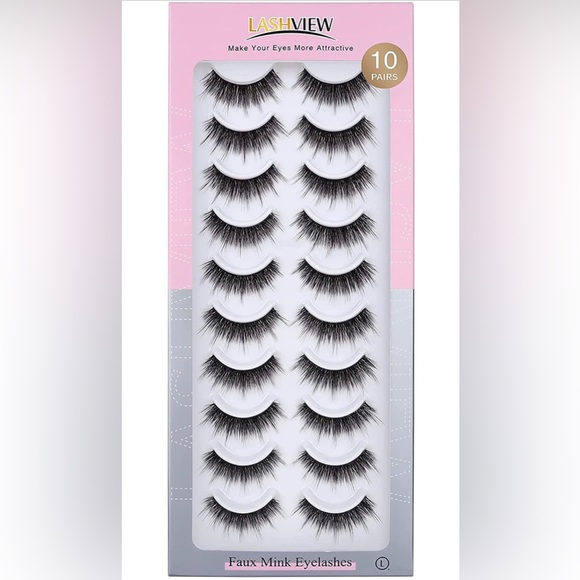 New LASHVIEW False Eyelashes,Demi Wispies lashes, 3D Natural Layered Effect - Picture 4 of 6